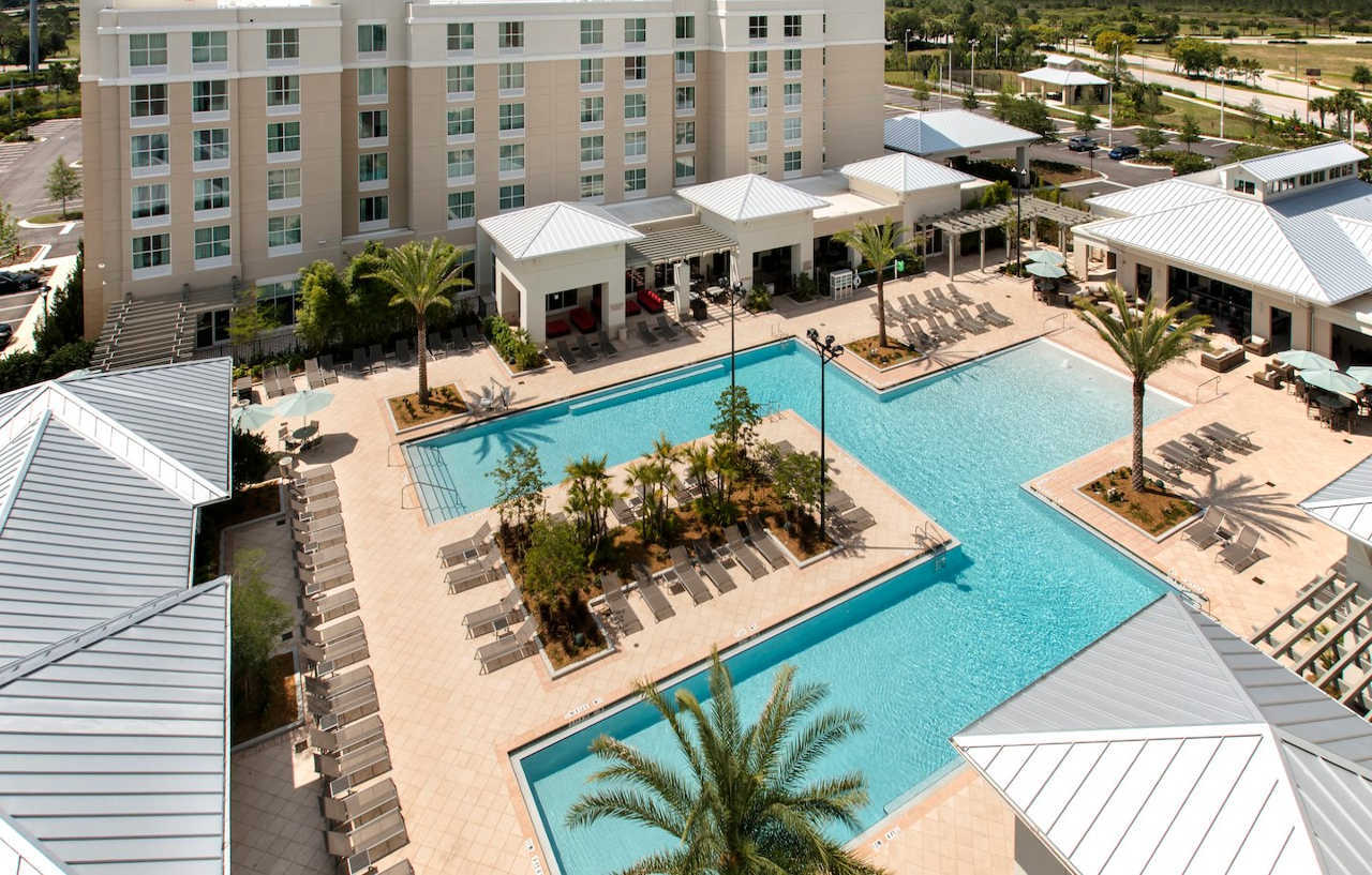 Springhill Suites By Marriott Orlando At Flamingo Crossings Town Center-Western Entrance Four Corners Exterior foto